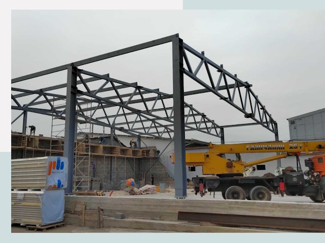 Строительство цехов в Астрахани