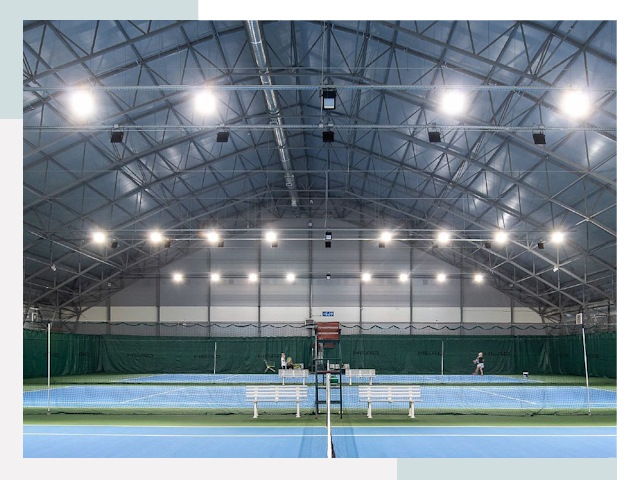 Строительство теннисных кортов в Астрахань от 617 руб.