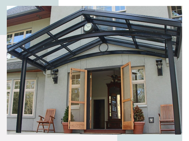 Козырьки металлические в Астрахани