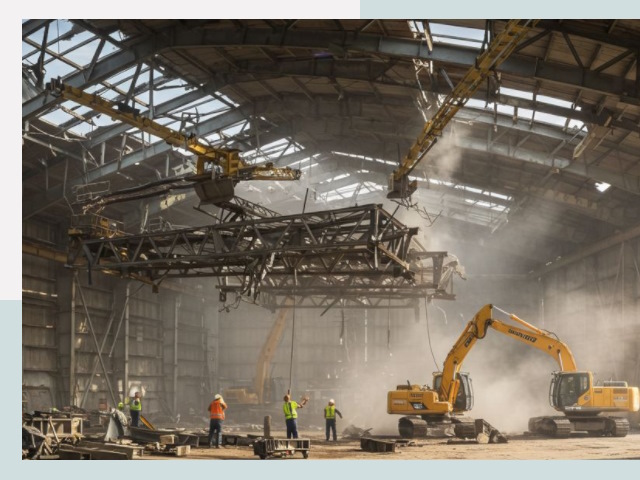 Демонтаж ангаров в Астрахани от 617 руб. за м²