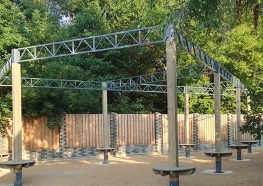 Терраса из металлоконструкций под ключ, проектирование, изготовление и монтаж от СтальСтрой-Стр